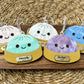 Personalized squishy dumpling ornament
