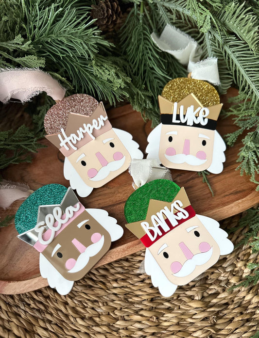 Personalized Nutcracker Acrylic Christmas Ornament