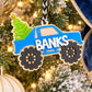 Personalized Monster Truck Christmas Ornament