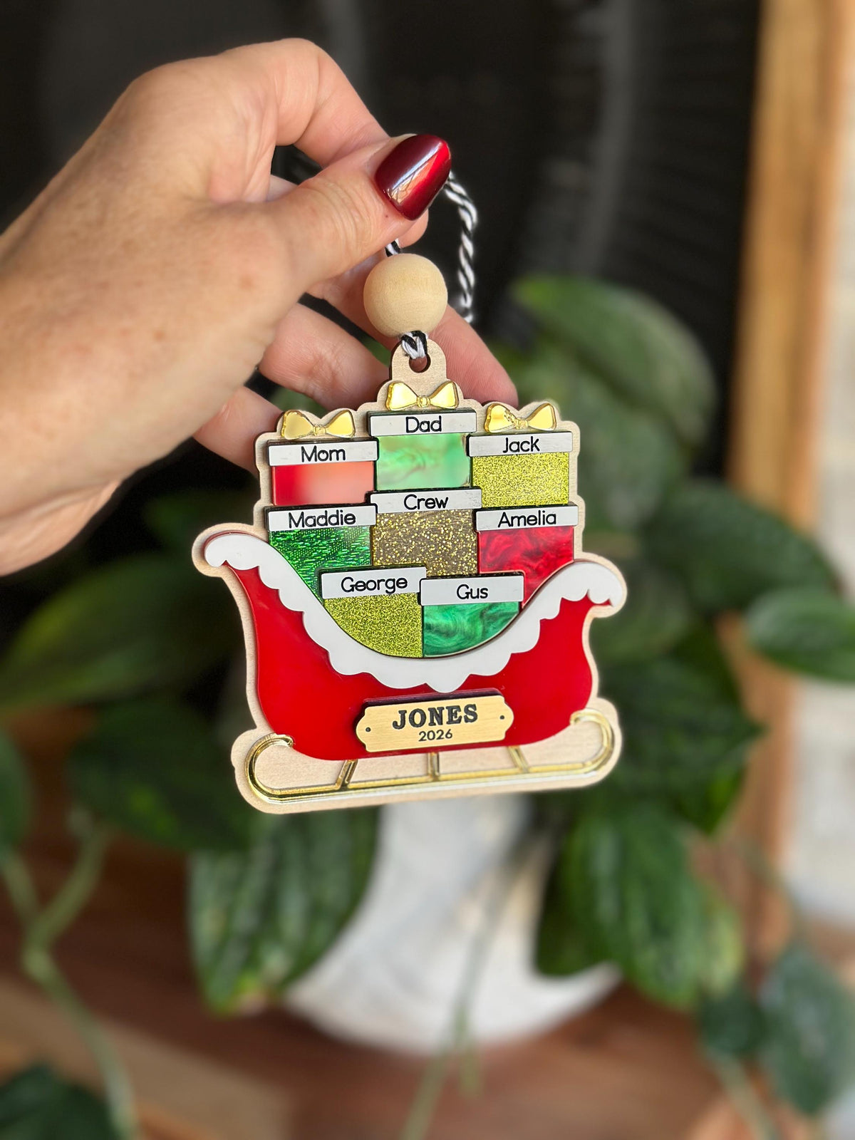 2026 Personalized Family Christmas Ornament