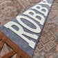 Personalized printed name pennant