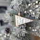 Personalized pennant flag Christmas ornament, 2026 Baby's First Christmas ornament with name, last name customized gift for kids grandkids