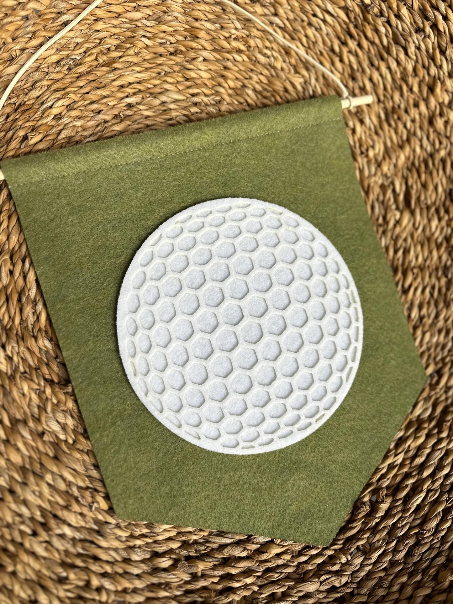 Sports pennant wall hanging