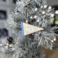 Personalized pennant flag Christmas ornament, 2026 Baby's First Christmas ornament with name, last name customized gift for kids grandkids