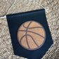 Sports pennant wall hanging