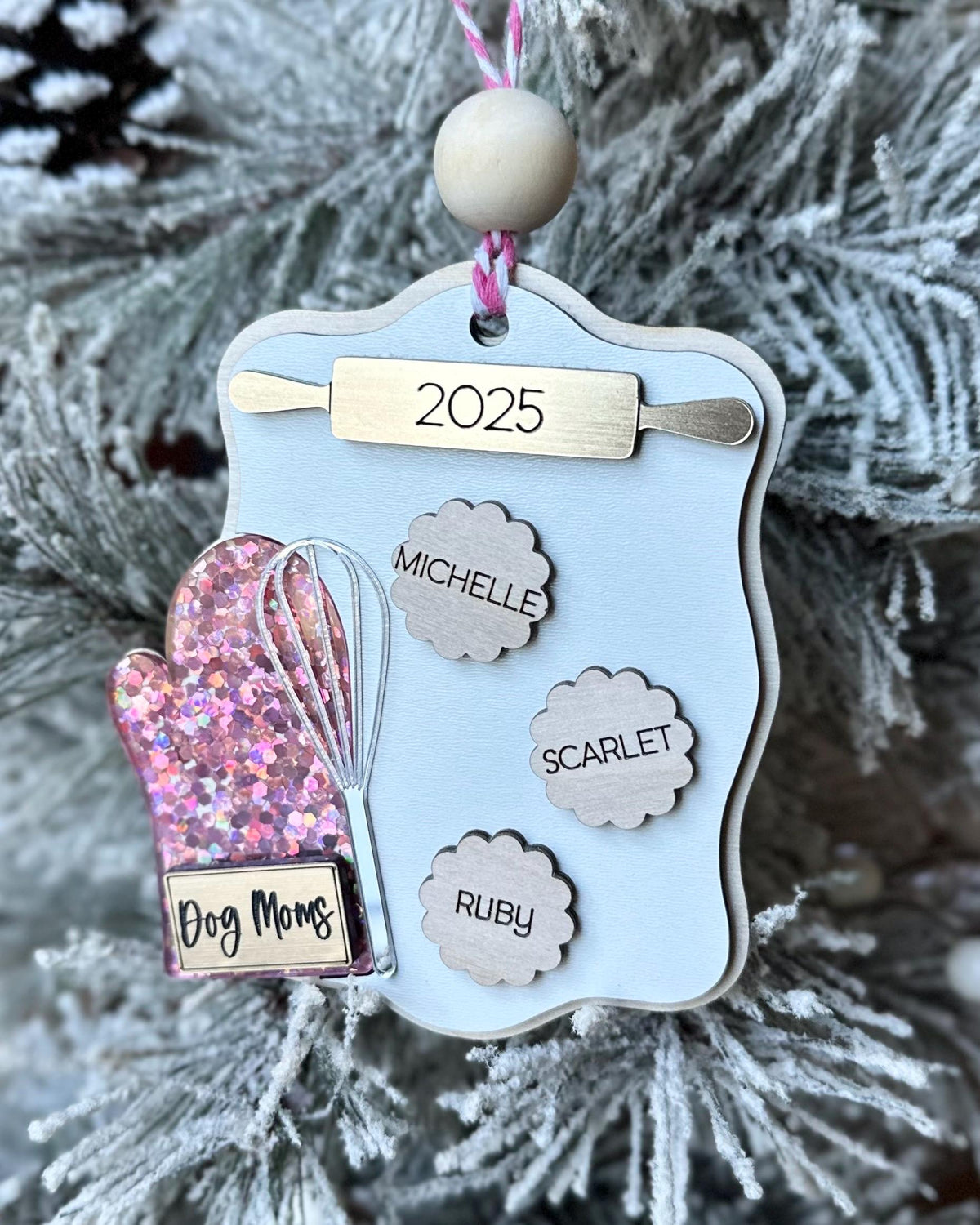 2026 Personalized Family Baking Christmas Ornament with Names