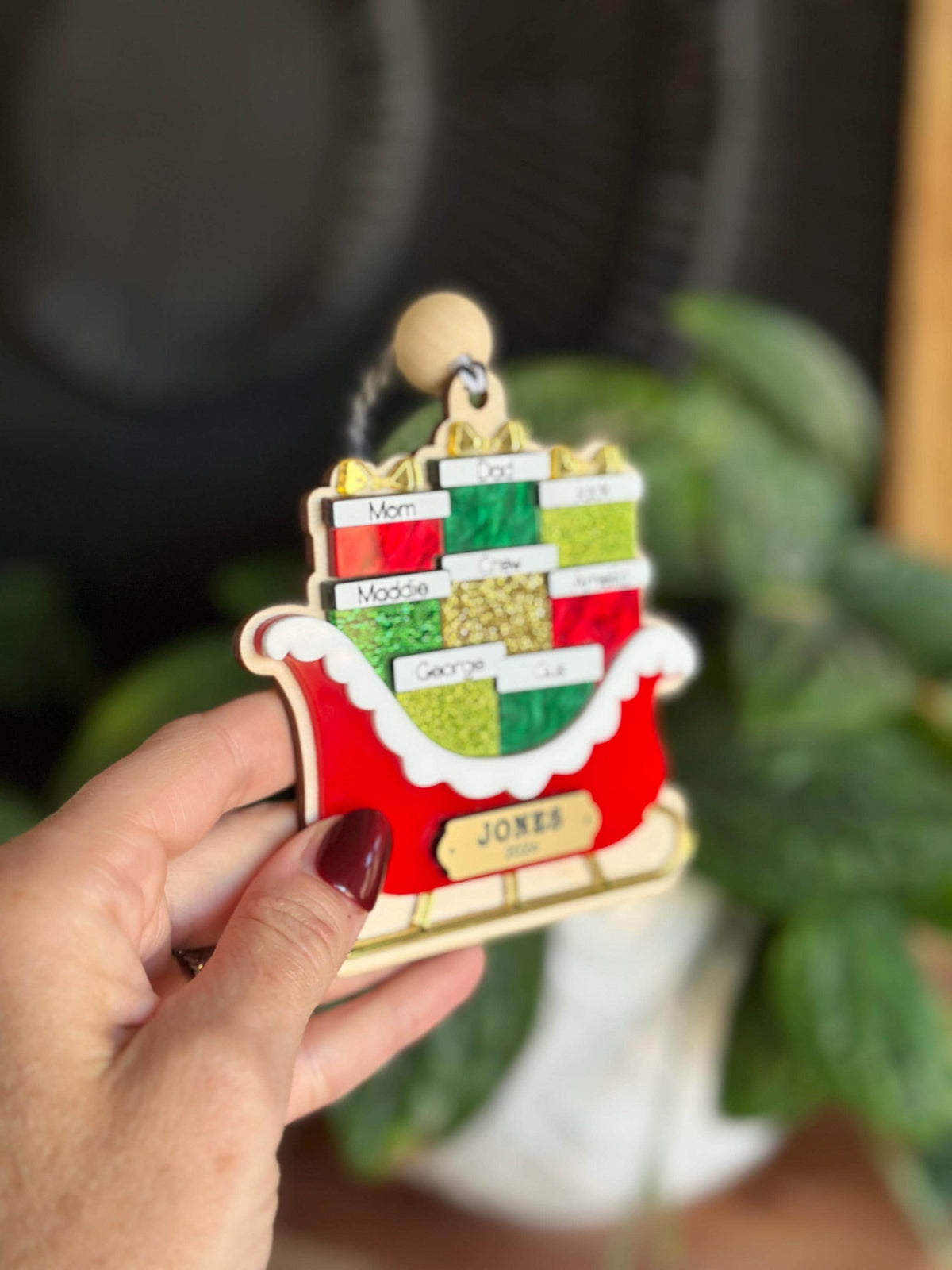 2026 Personalized Family Christmas Ornament