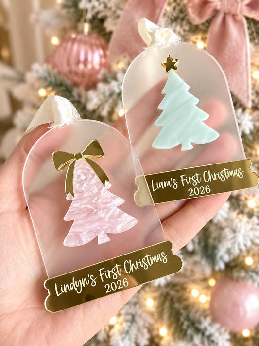 2026 Baby's First Christmas Acrylic Ornament
