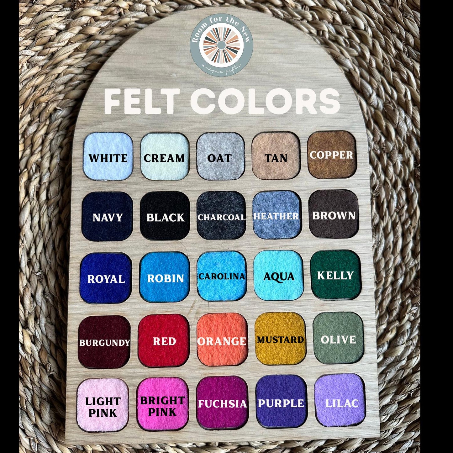 Large felt boy name banner, personalized kids room sign, boys name pennant