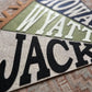 Personalized printed name pennant