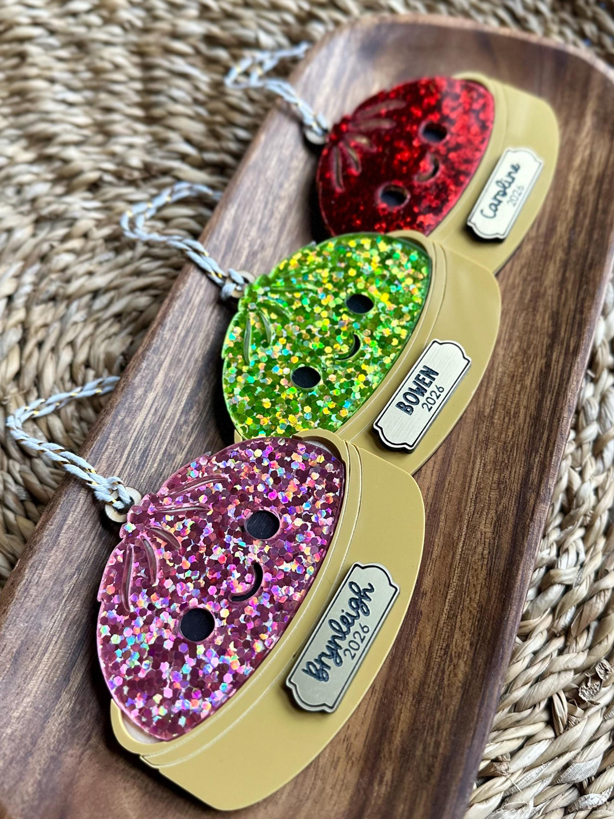 Personalized squishy dumpling ornament