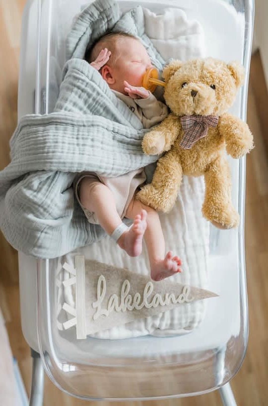 Custom mini pennant for baby, small name flag for newborn hospital photos, personalized photo prop first year, nursery toddler room decor