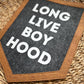 Long Live Boyhood Felt Pennant: Neutral Nursery Decor