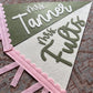 Teacher custom name pennant, personalized teacher gift for classroom door, 18" name flag gift from student