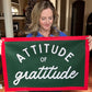 Attitude of gratitude banner wall hanging
